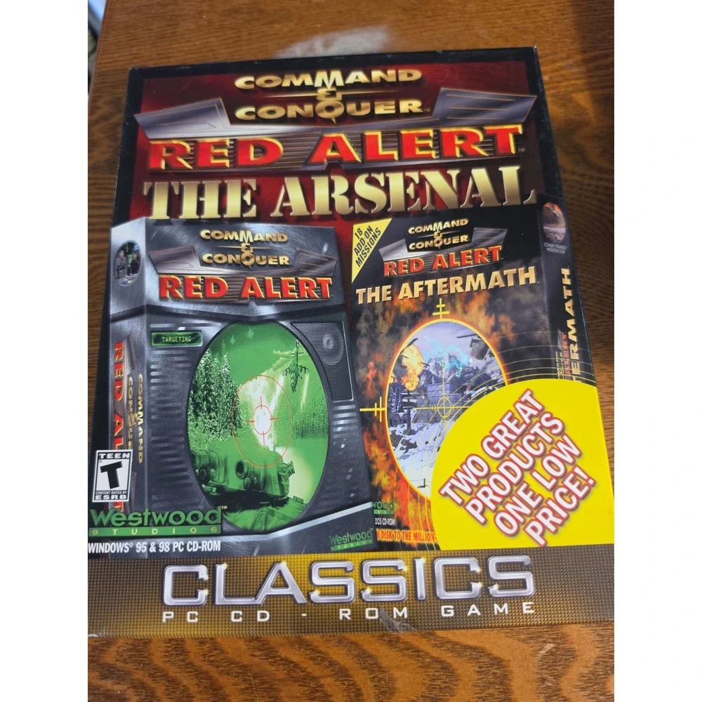 Command & Conquer Red Alert The Arsenal Big Box PC CD ROM Game Brand